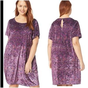 Lucky Brand Velvet Tee floral plus dress